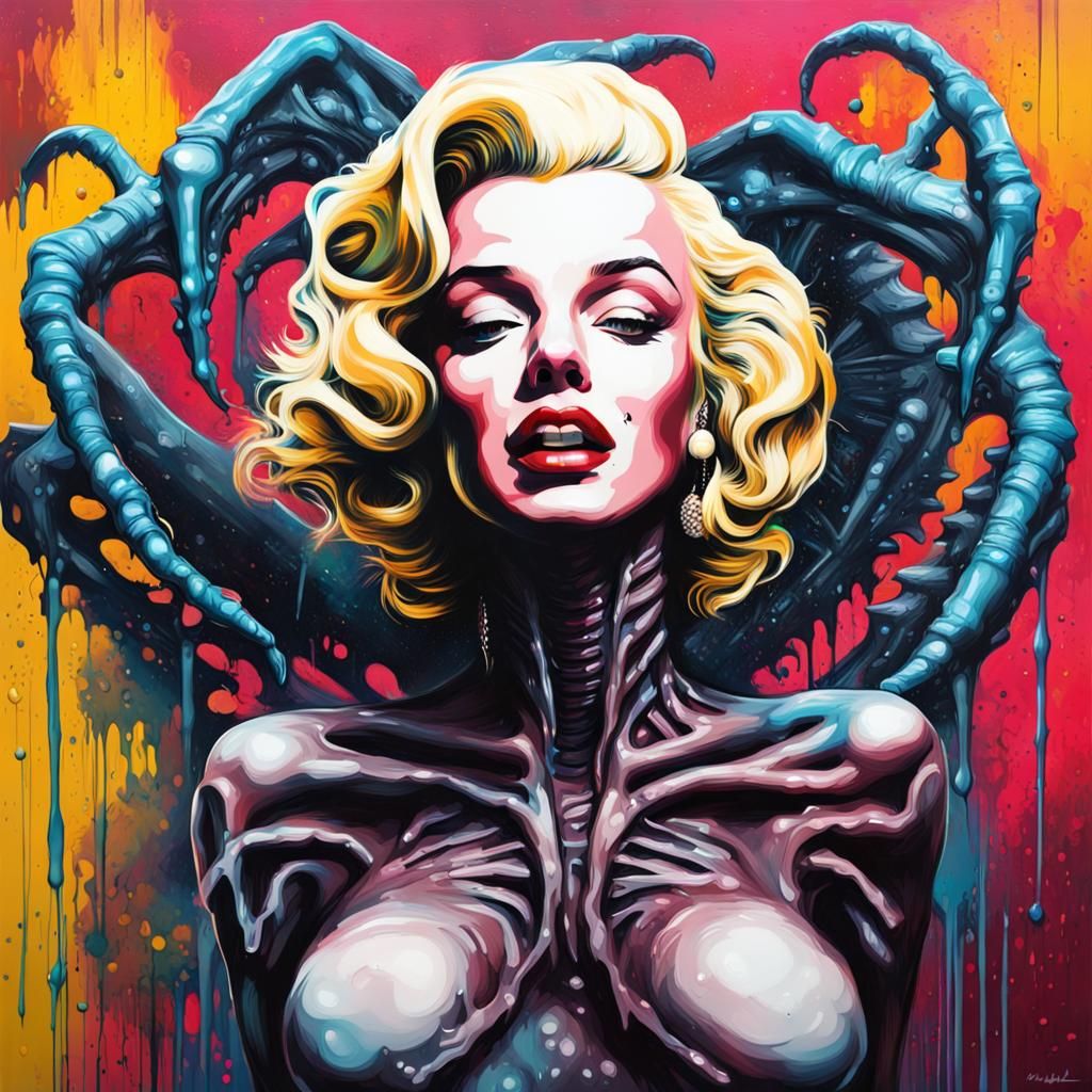 Marilyn Monroe Xenomorph