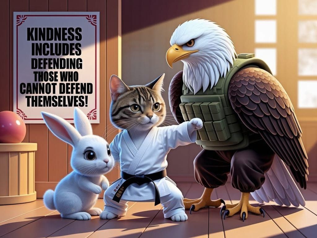 ACT WITH KINDNESS - DEFEND THOSE WHO CAN'T DEFEND THEMSELVES...