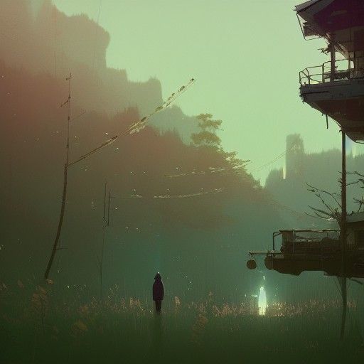 Evocative Loneliness in Hyperdetailed Digital Illustration