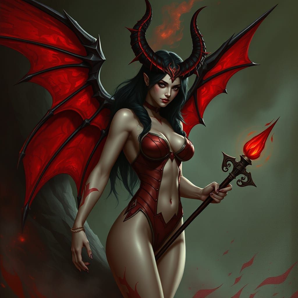 Demoness Lilith Portrait