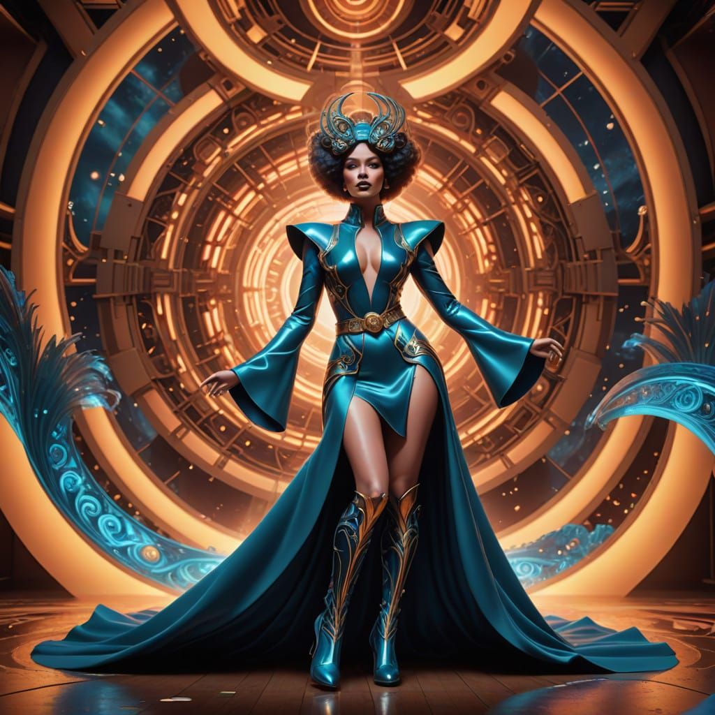 Electric Dreams in Art Deco Splendor