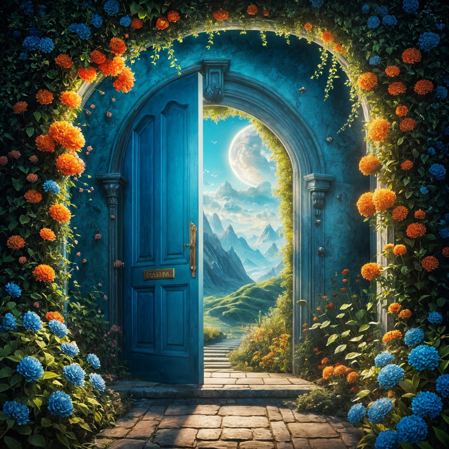 Surreal Dreamscapes in Detailed Matte Painting Style