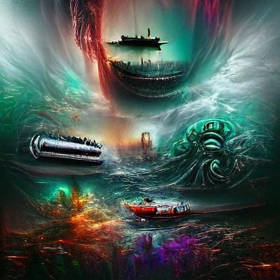 Submechanophobia Inducing 8K Underwater Scene