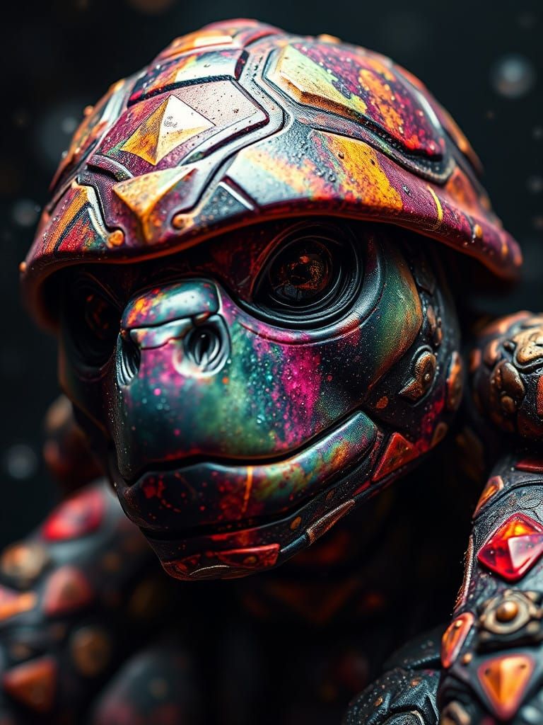 Nebulae Ninja Turtle Splendor in Shallow Focus