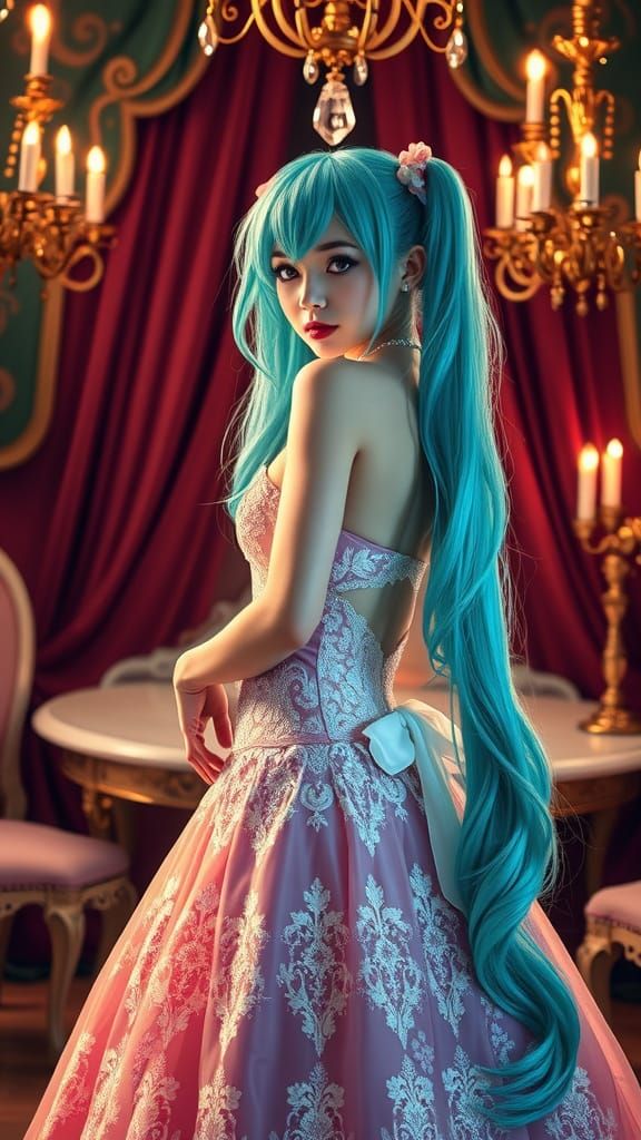 Hatsune Miku Reigns Supreme in Baroque-Inspired Valentine's ...