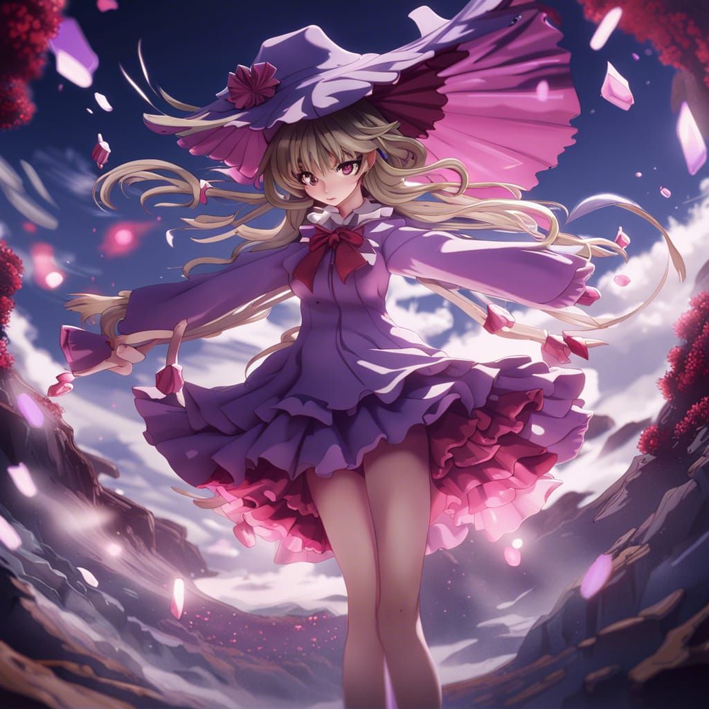 Yukari Yakumo: Detailed Matte Painting in Unreal Engine