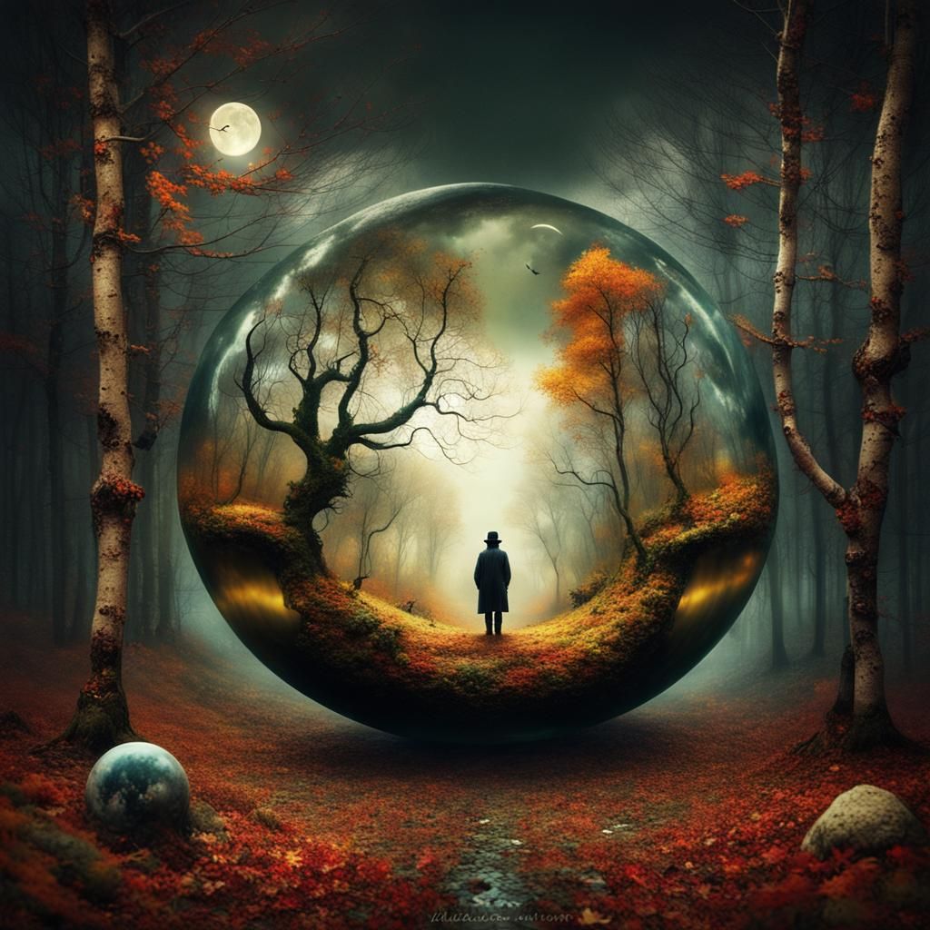 Surreal Autumn God Reveals Winter Landscape