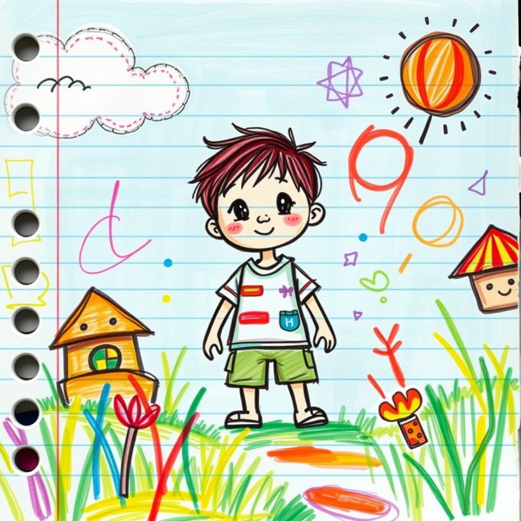 Child in Video Game World as Naive Art