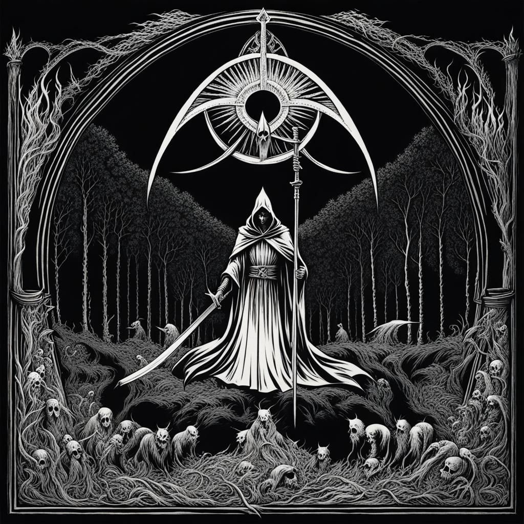 Black metal cover art #2