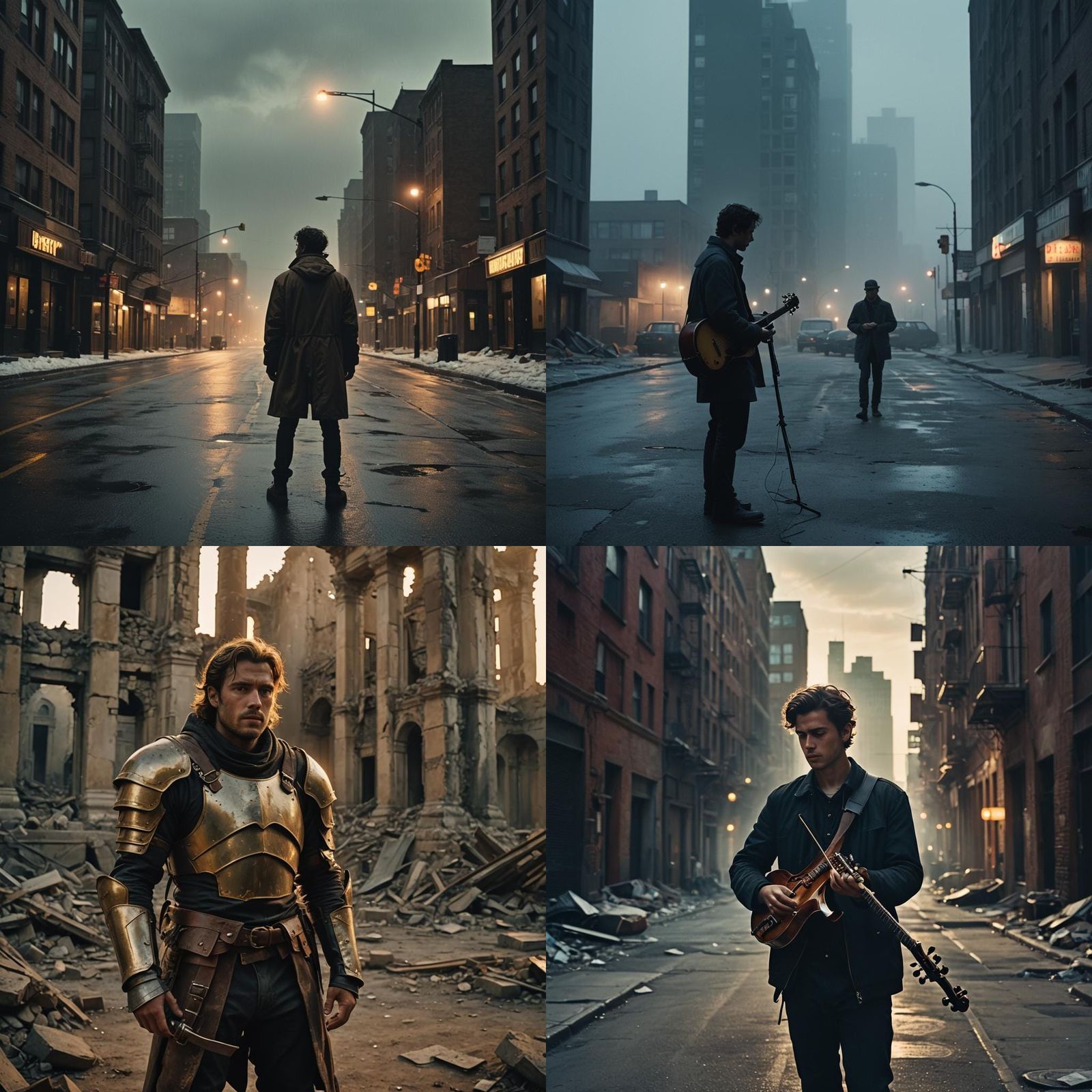 Dramatic Album Cover: Musician's Quest for Perfection