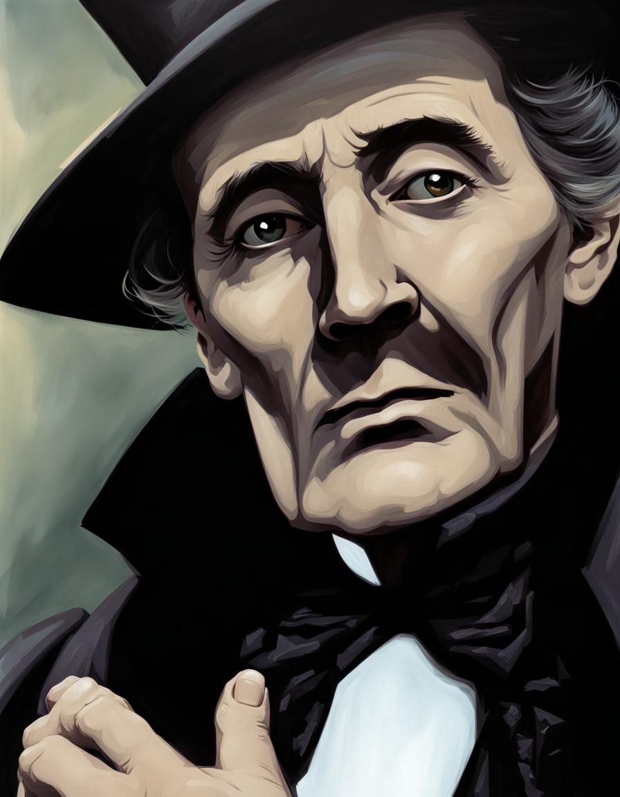 Portrait of Peter Cushing