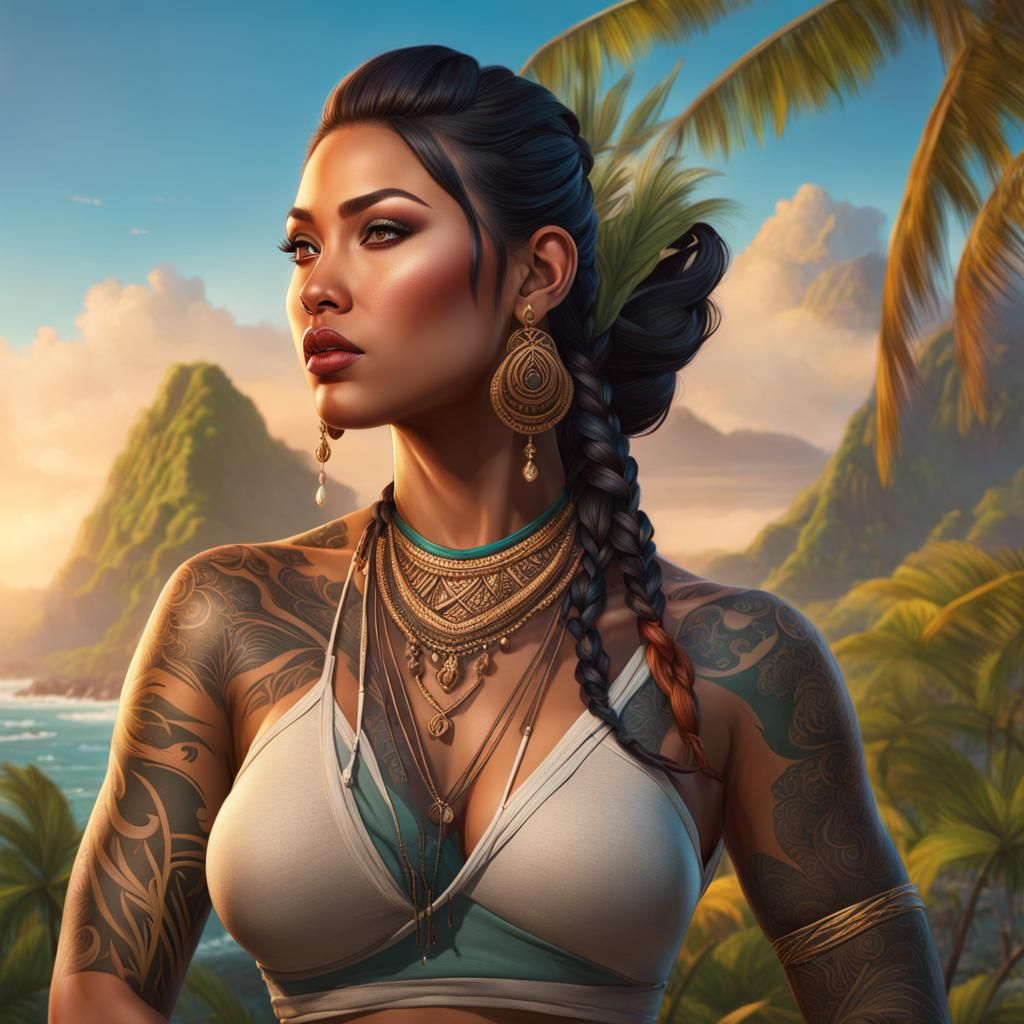 Pacific island beauty