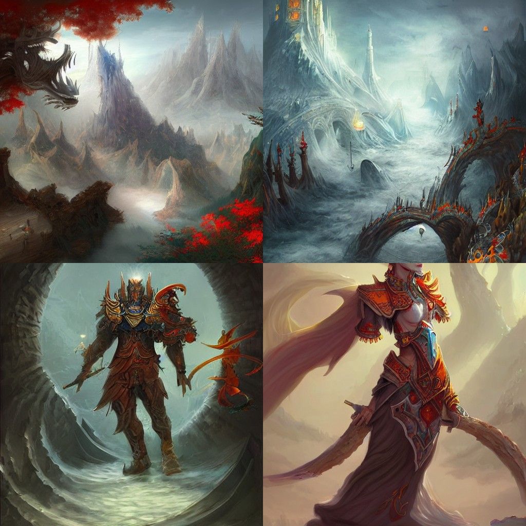 Lush Fantasy Art Landscape