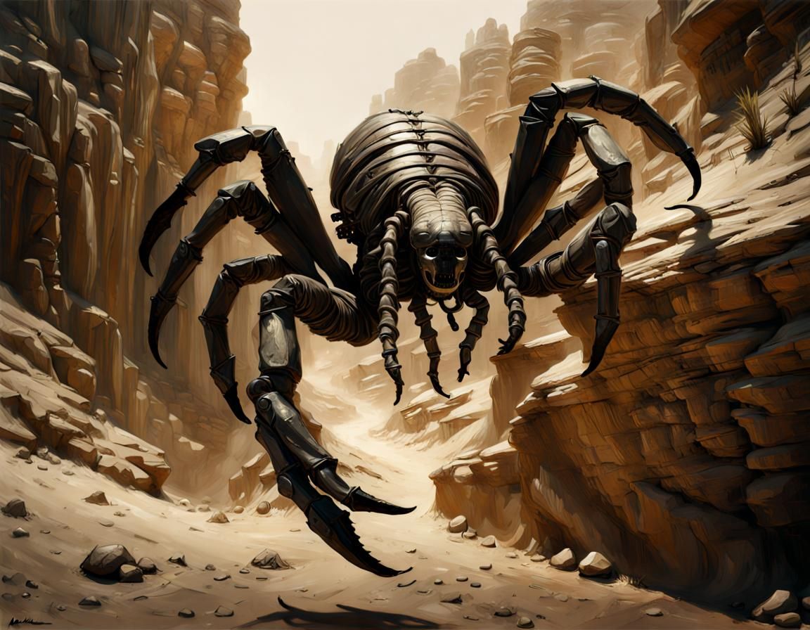 scorpion spider hybrid, comin' at ya!