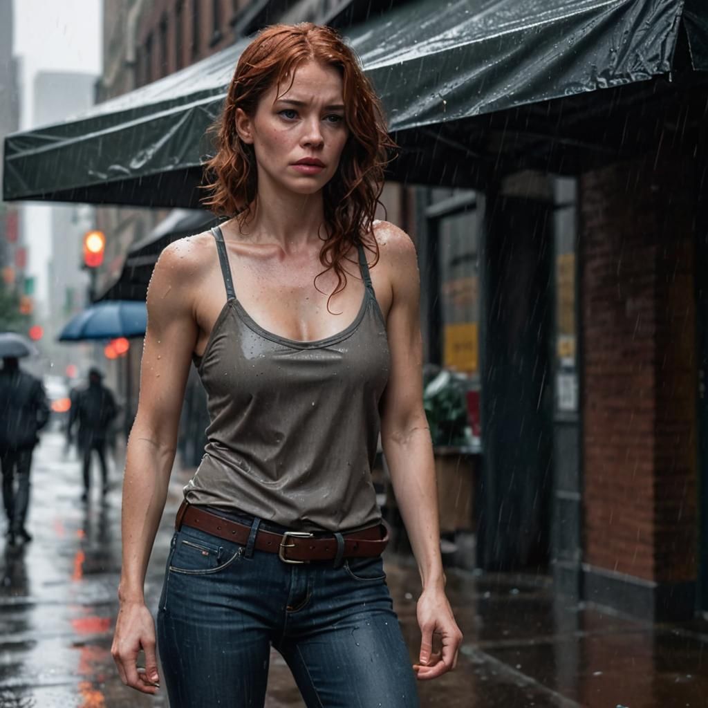 Undercover Detective in the Rain