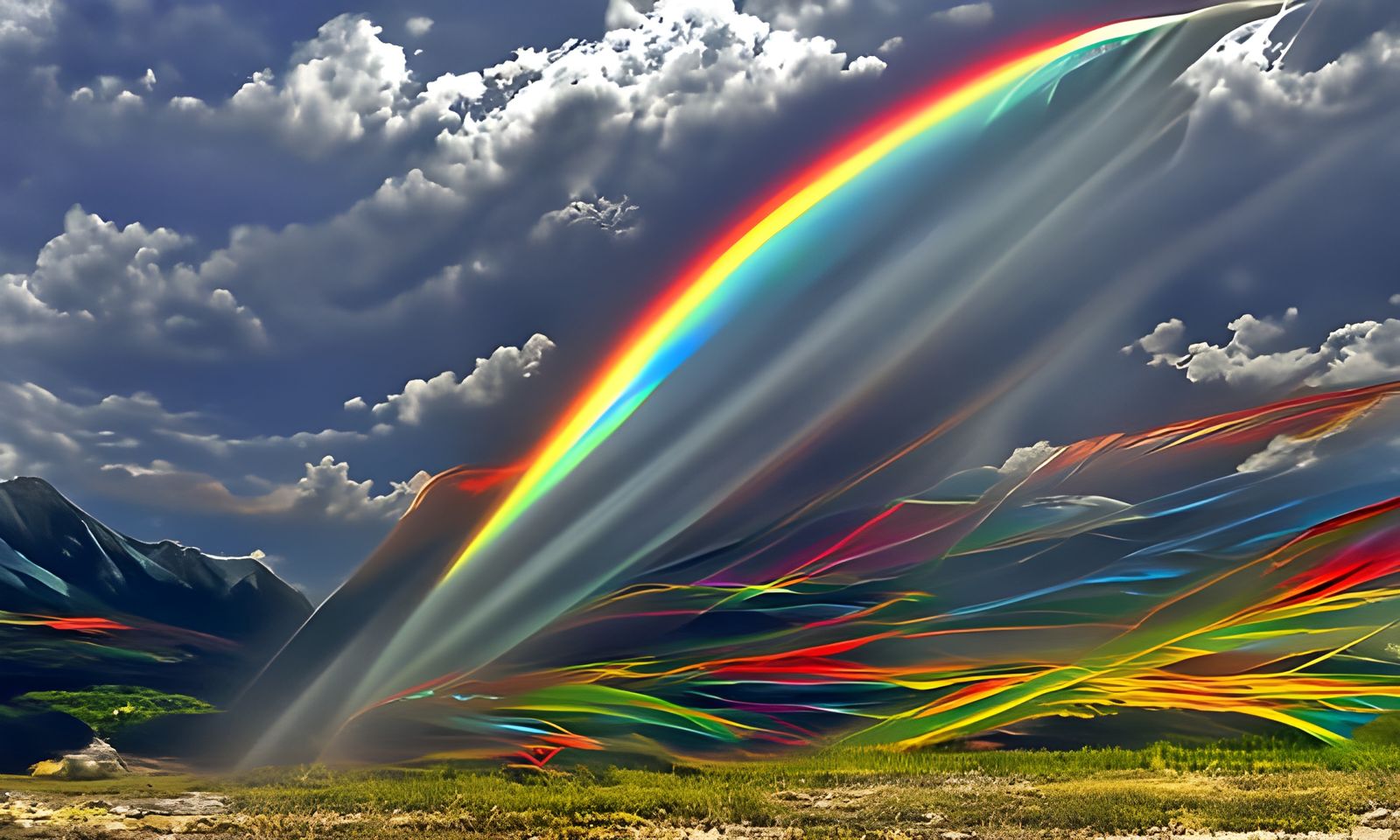 Rainbow Sunbeam Hybrids in Hyperrealism