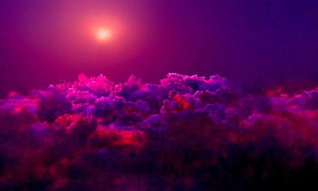 Dramatic Ocean Scene in Detailed Digital Style