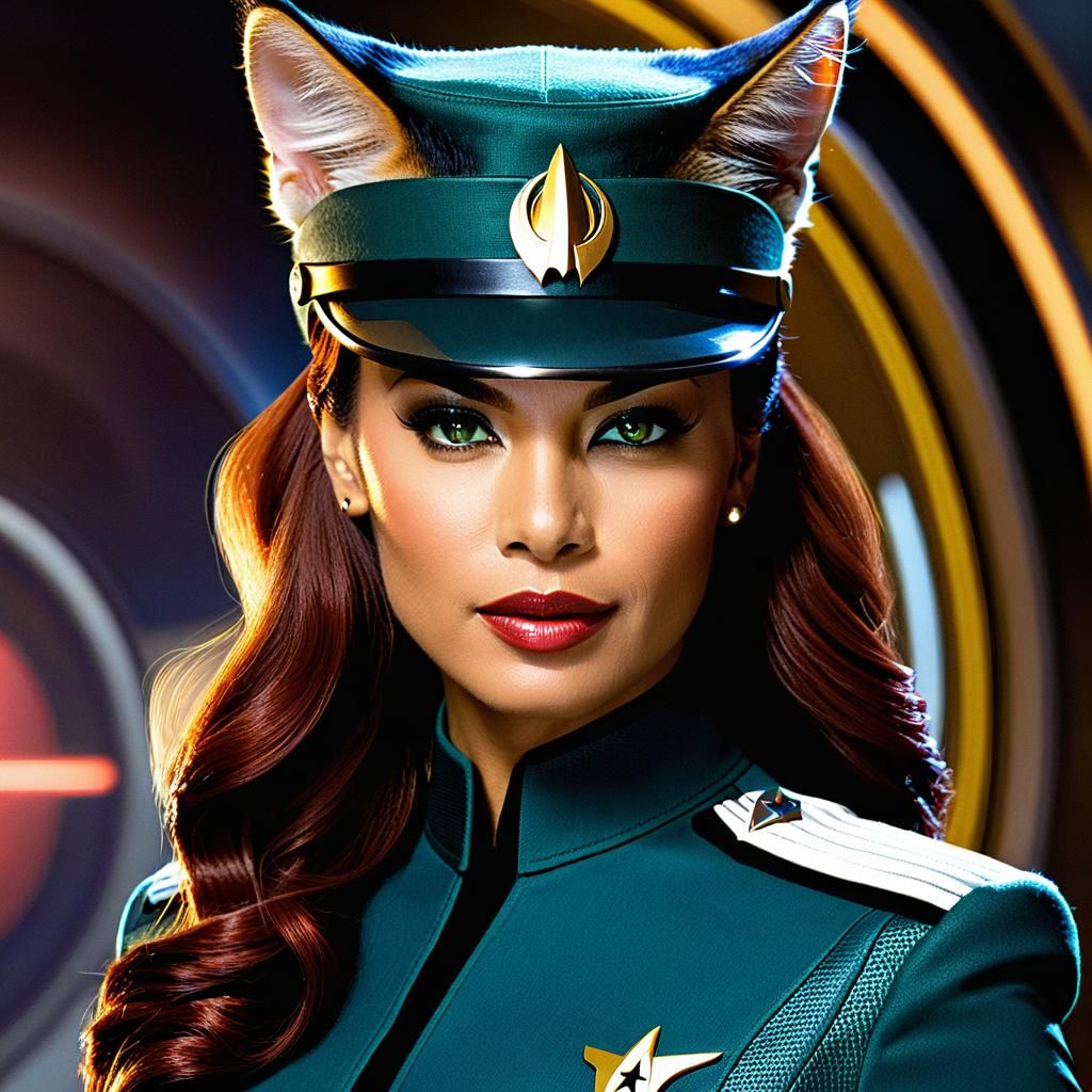 Feline Starfleet Officer Doctor T'Ana Reimagined