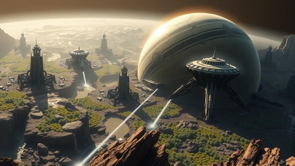 Terraforming a Barren Planet with Massive Machines