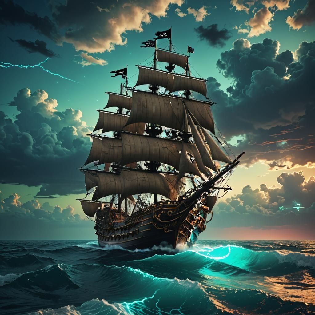 Sailing the Neon Abyss