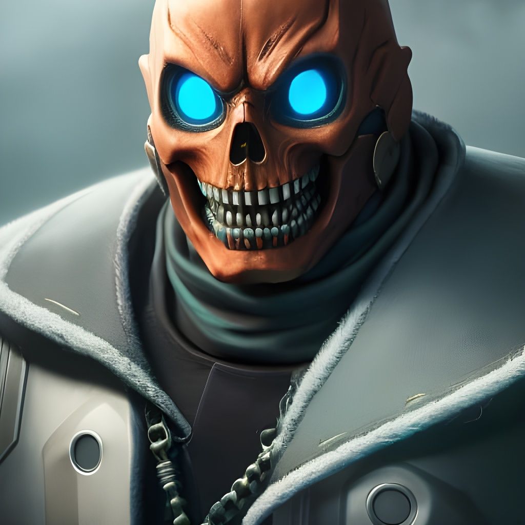 Sans from Undertale: Photorealistic Digital Rendering