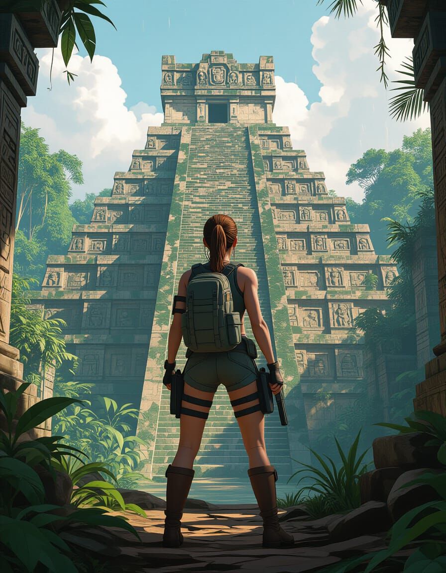 Lara Croft and the Ancient Pyramid