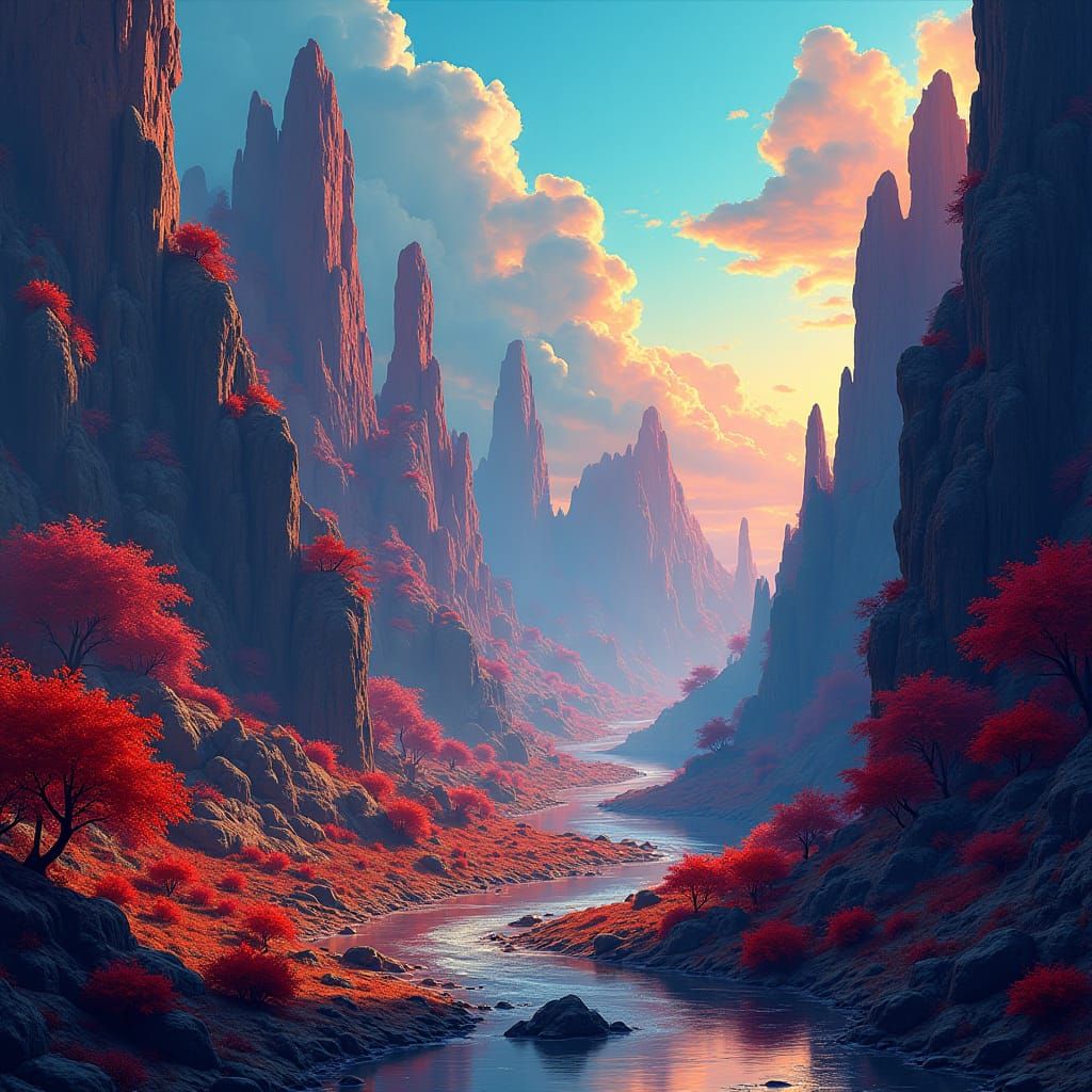 Otherworldly Landscape Wallpaper in High Resolution