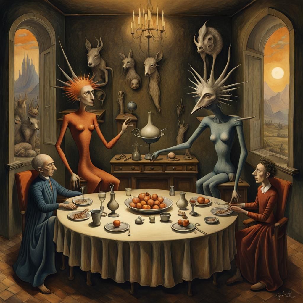 Surreal Dreamscape: A Dark Fantasy Masterpiece