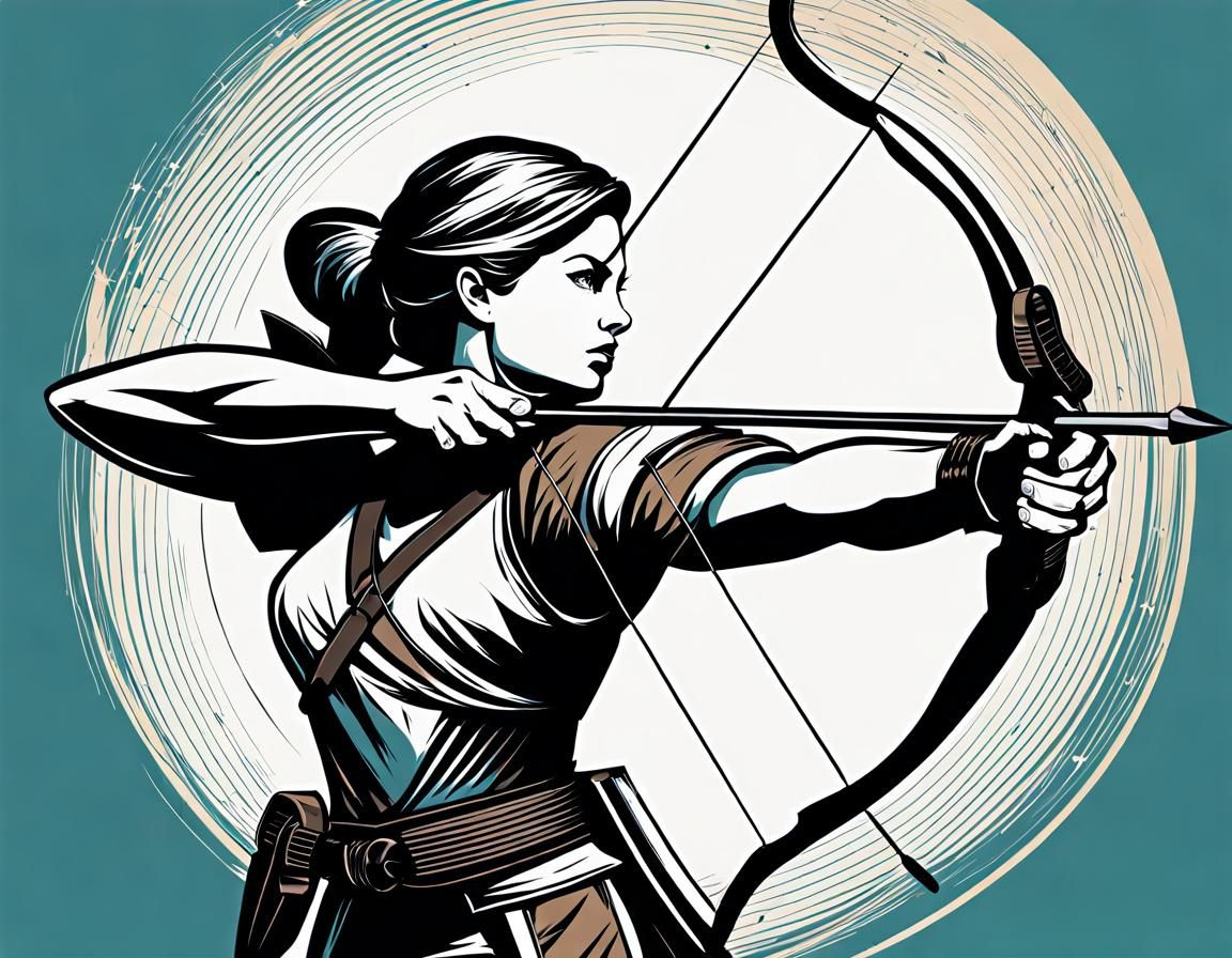 Archer in Action: Dynamic Illustration of Skill