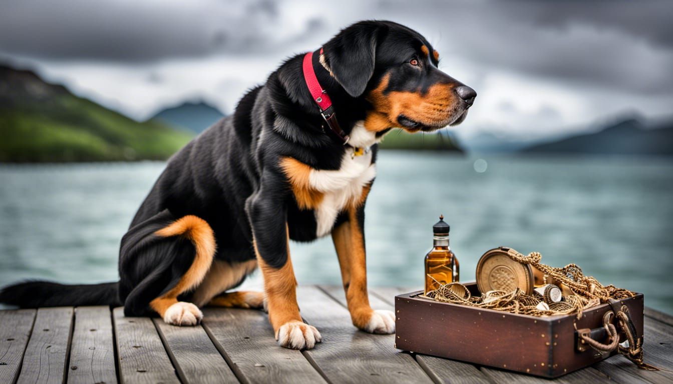 Treasure Island: Swiss Mountain Dog Helps Find Treasure