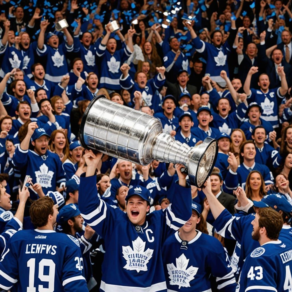 Toronto Maple Leafs Celebrate Historic Stanley Cup Victory