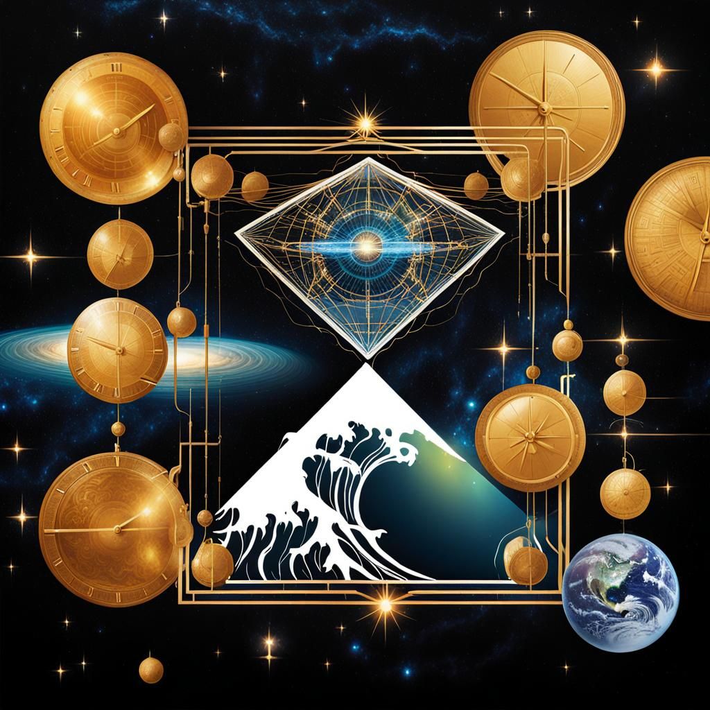 Galactic Tidal Wave: An Illusion of Time