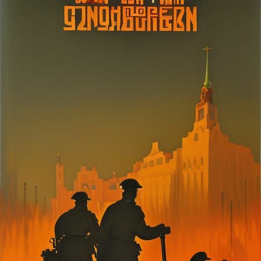 Post-Apocalyptic Soviet Propaganda Art in Expressionist Styl...