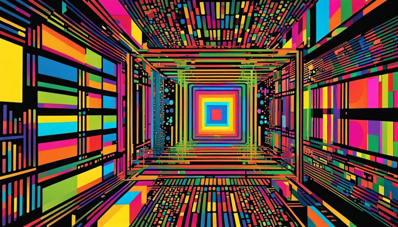 Internet of Things in Pop Art Style