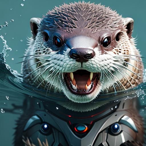 cyborger the otter