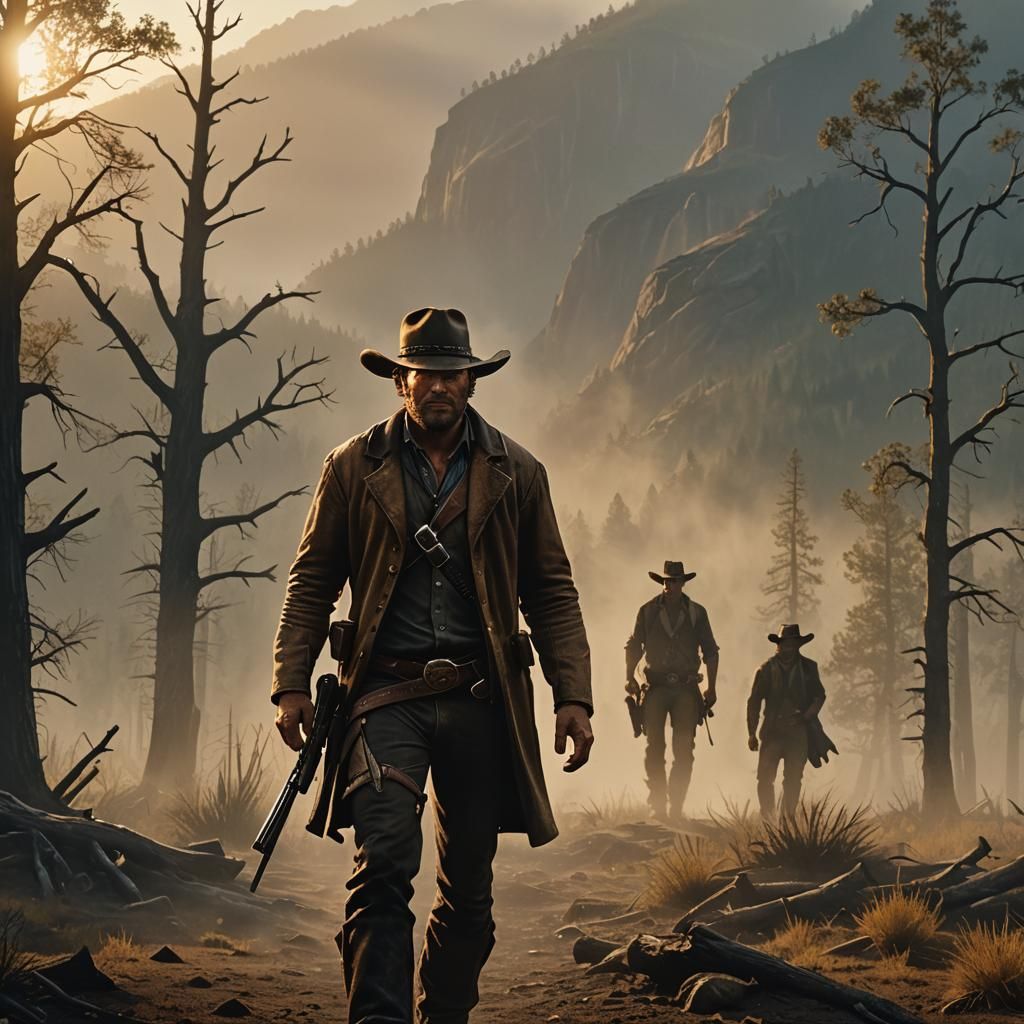 Arthur Morgan in Untamed American Frontier