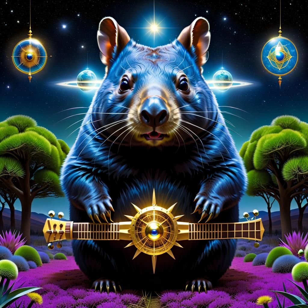 Massurrealist Wombat Hierophant