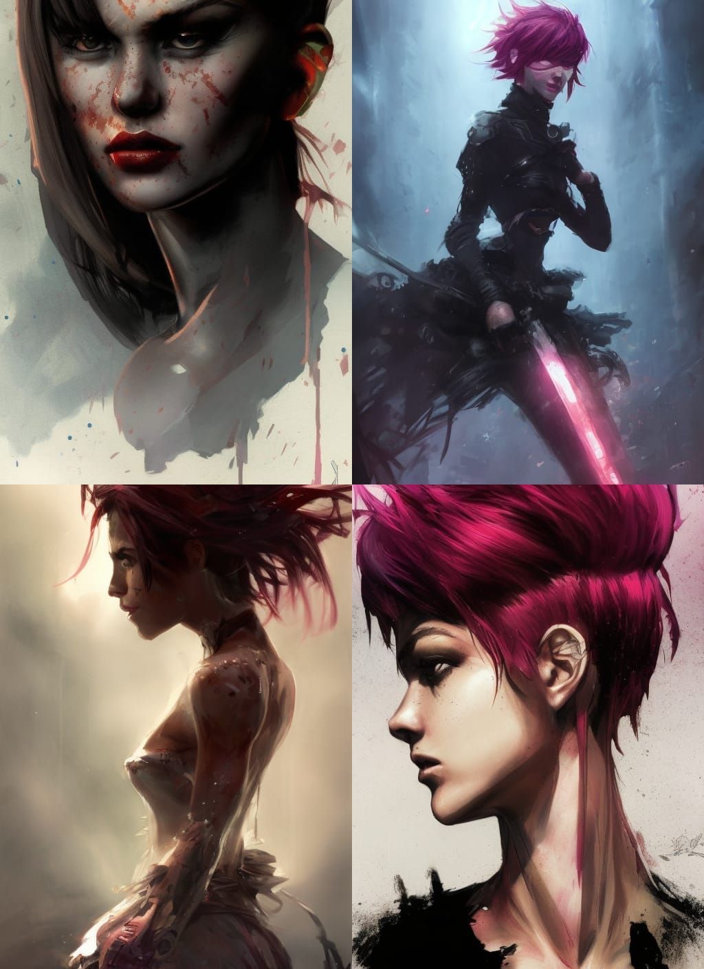 Mortal Kombat Fight Scene in Comic Book Style