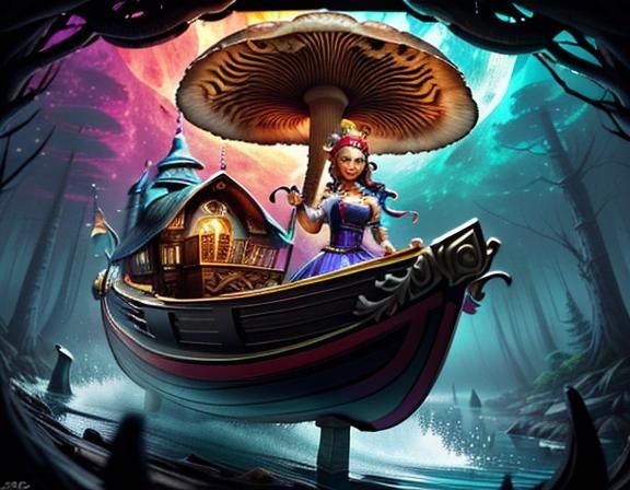 Doll's Surreal Voyage to Hades as Splash Art