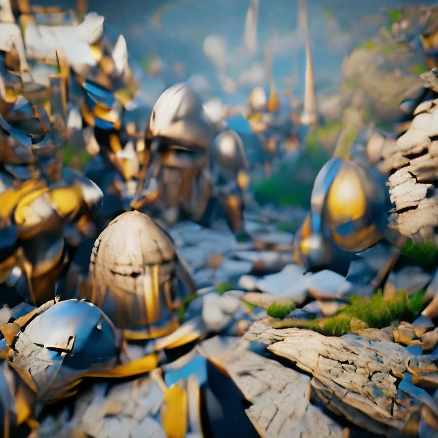 Abstract AI Image with Heavy Texture