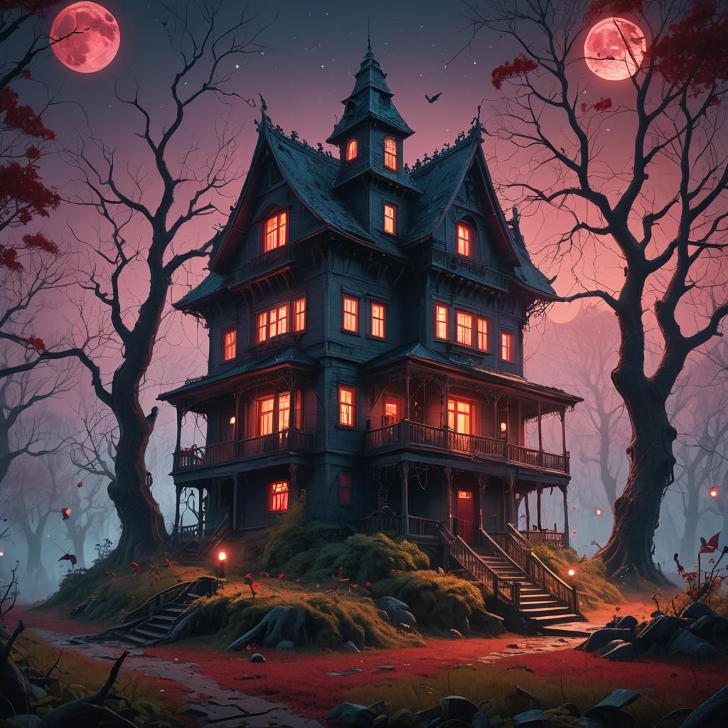Enchanted Haunted House in Diversity Forest