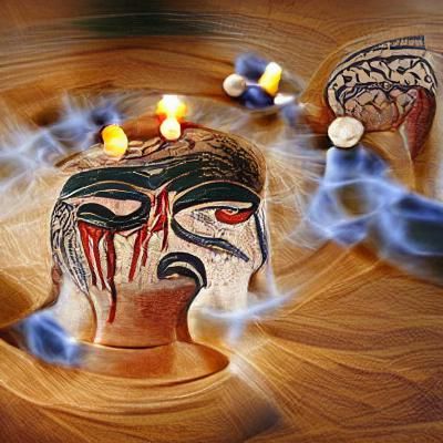 Ancient Ritual for Healing: A Serene Visualization