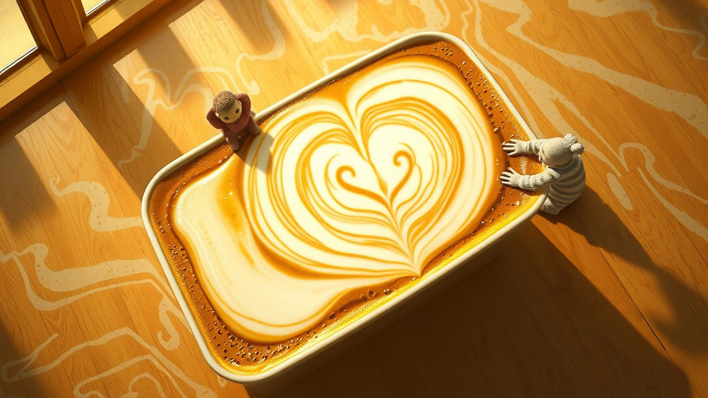 Giant Coffee Cup Pool for Biscuit People