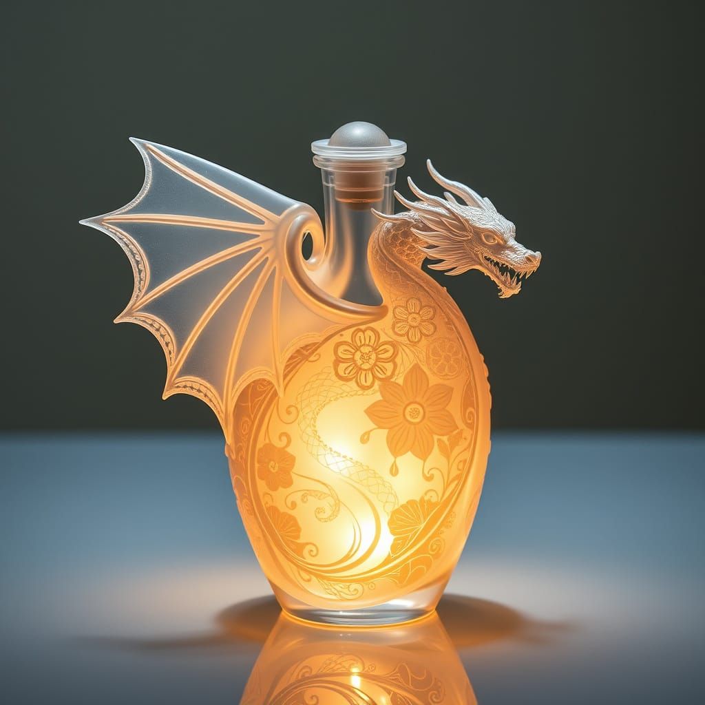 Hommage à René Lalique bottle No. 2