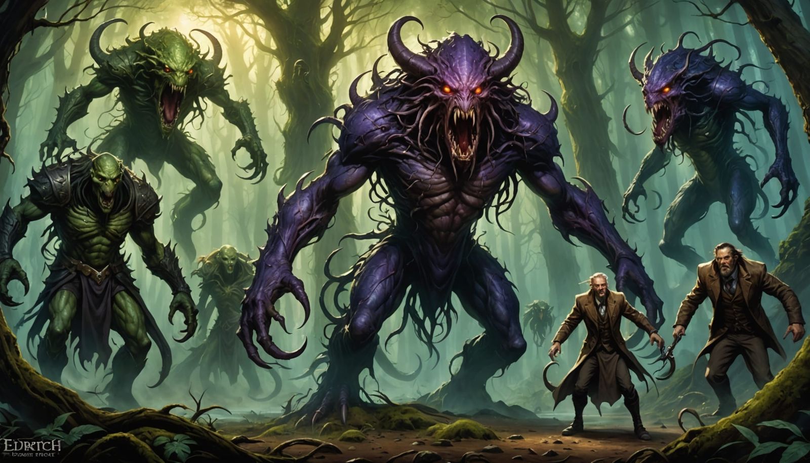eldritch forest horror monsters deities