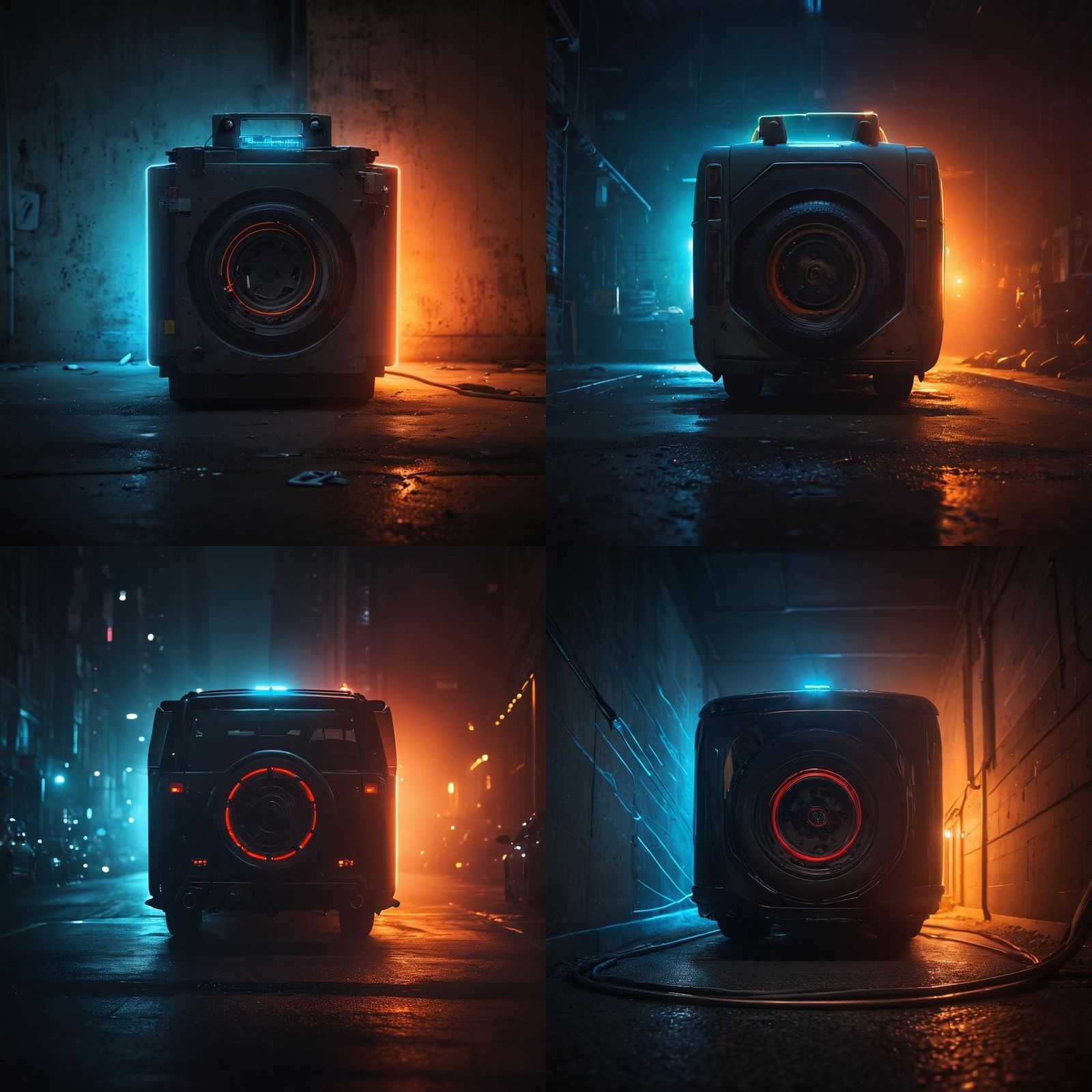 Car Jump Starter Ad: Urban Tech Solution