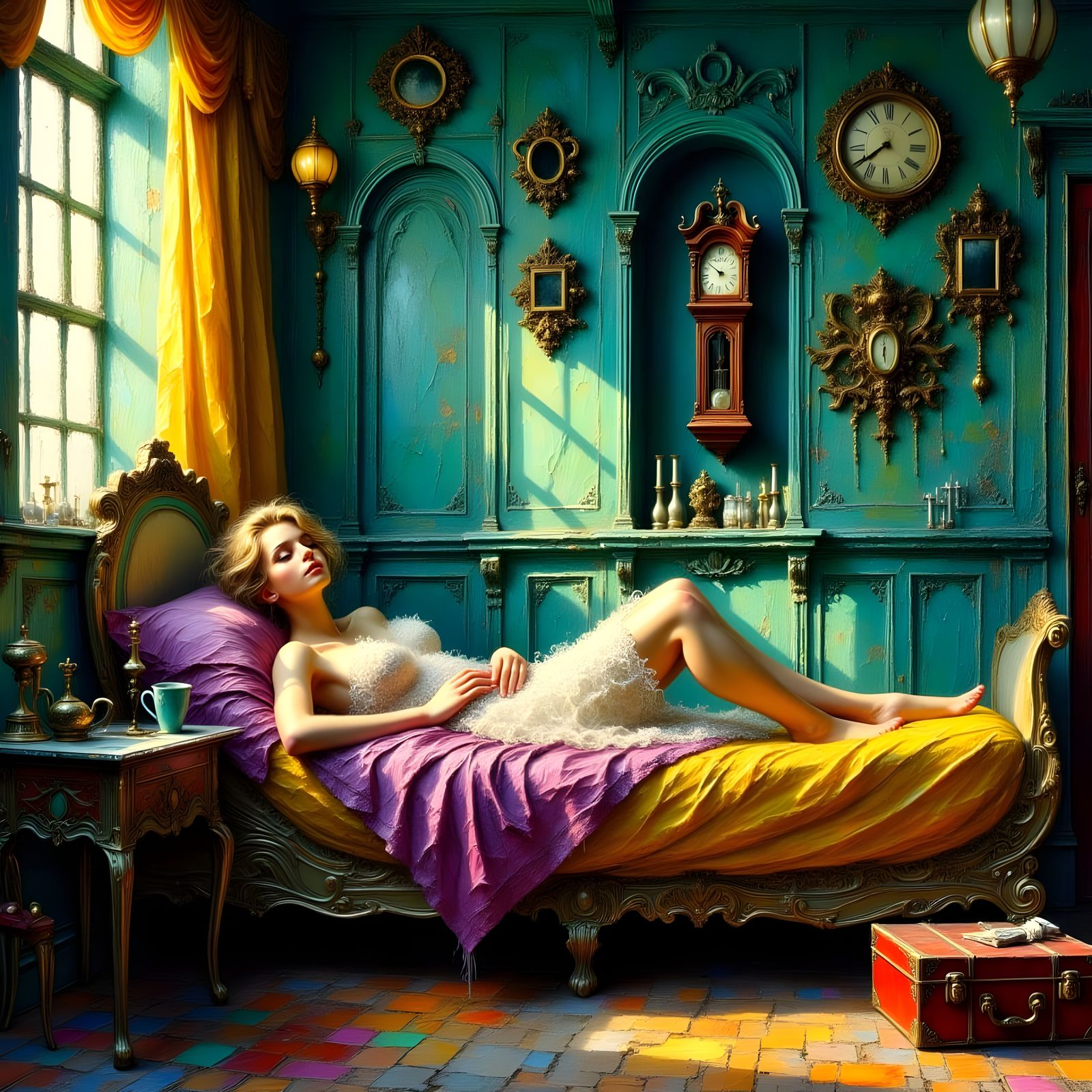 Echoes of Memories in a Turbulent Mind