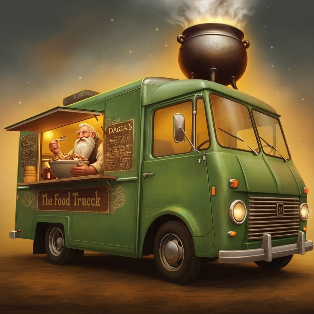 Jovial Celtic Chef Serves Magical Stew from Ancient Food Tru...