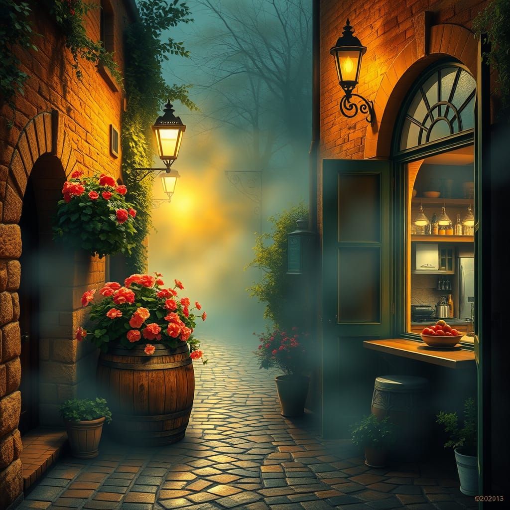 Whispers of a Foggy Mediterranean Night