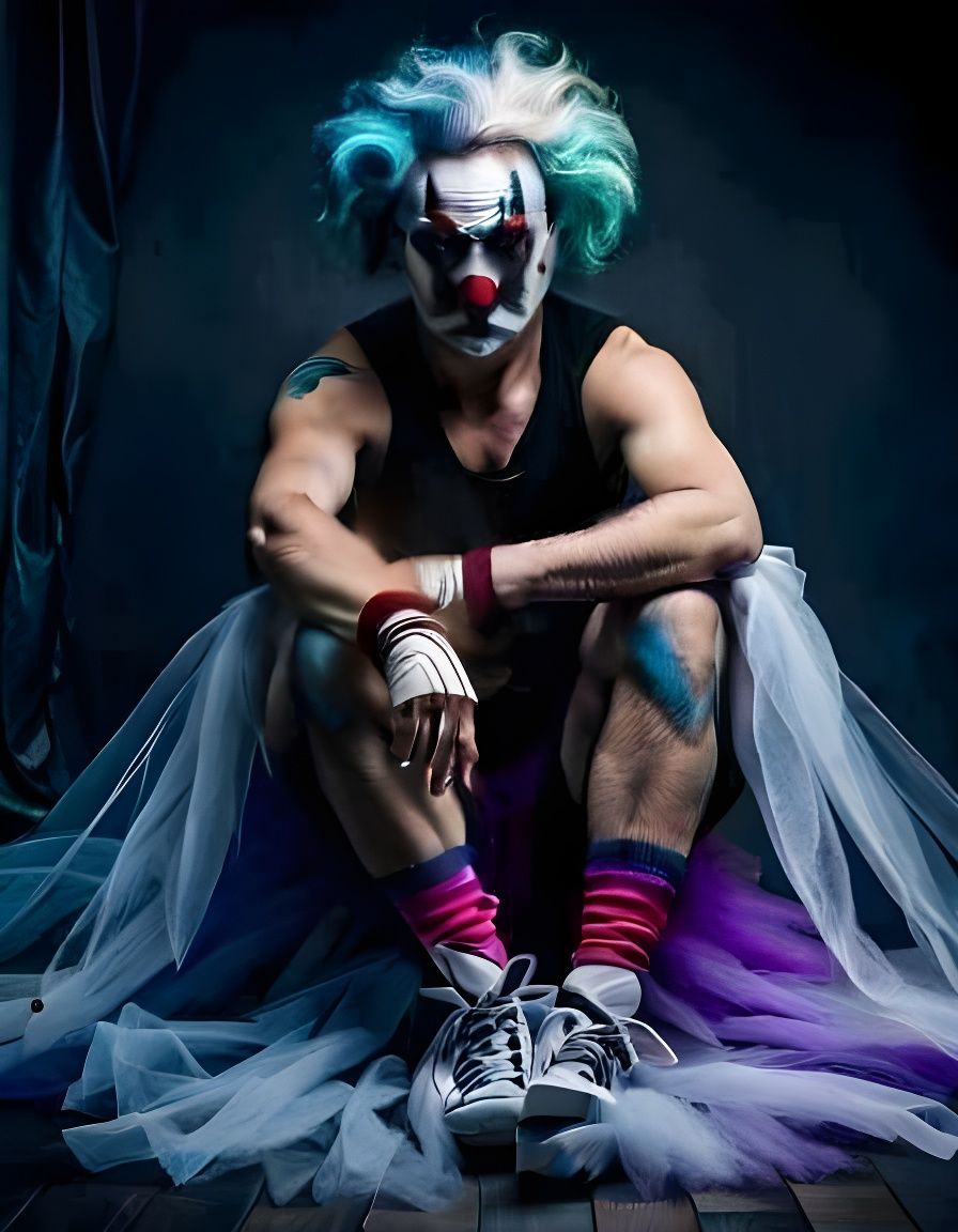 Sad Lich Clown in Mazzoni Style